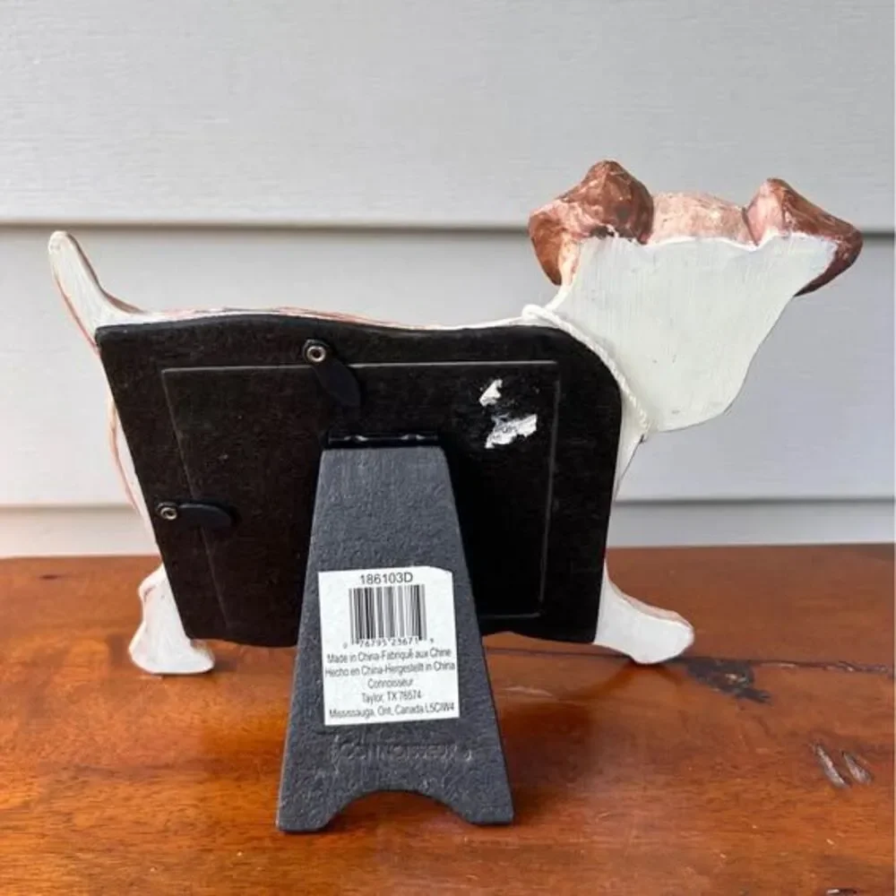 Vintage Heart & Home Birch Dog Picture Frame